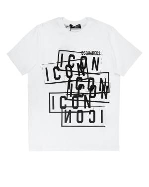 T-SHIRT DSQUARED2 DQ2418 WHITE