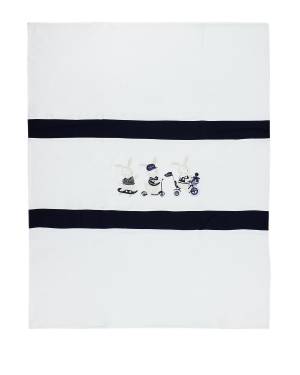 COPERTA LE BEBÉ LBB4442 BIANCO-BLU-1-mini