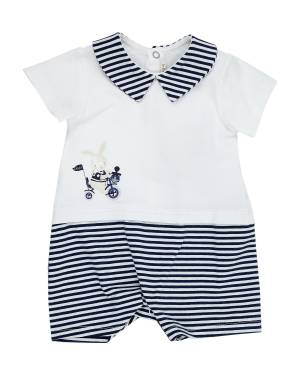PAGLIACCETTO LE BEBÉ LBB4443 BIANCO-BLU