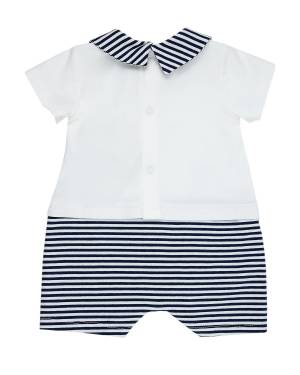PAGLIACCETTO LE BEBÉ LBB4443 BIANCO-BLU-1-mini