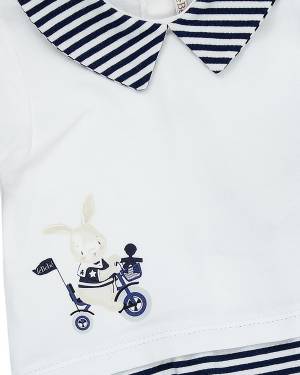 PAGLIACCETTO LE BEBÉ LBB4443 BIANCO-BLU-2-mini