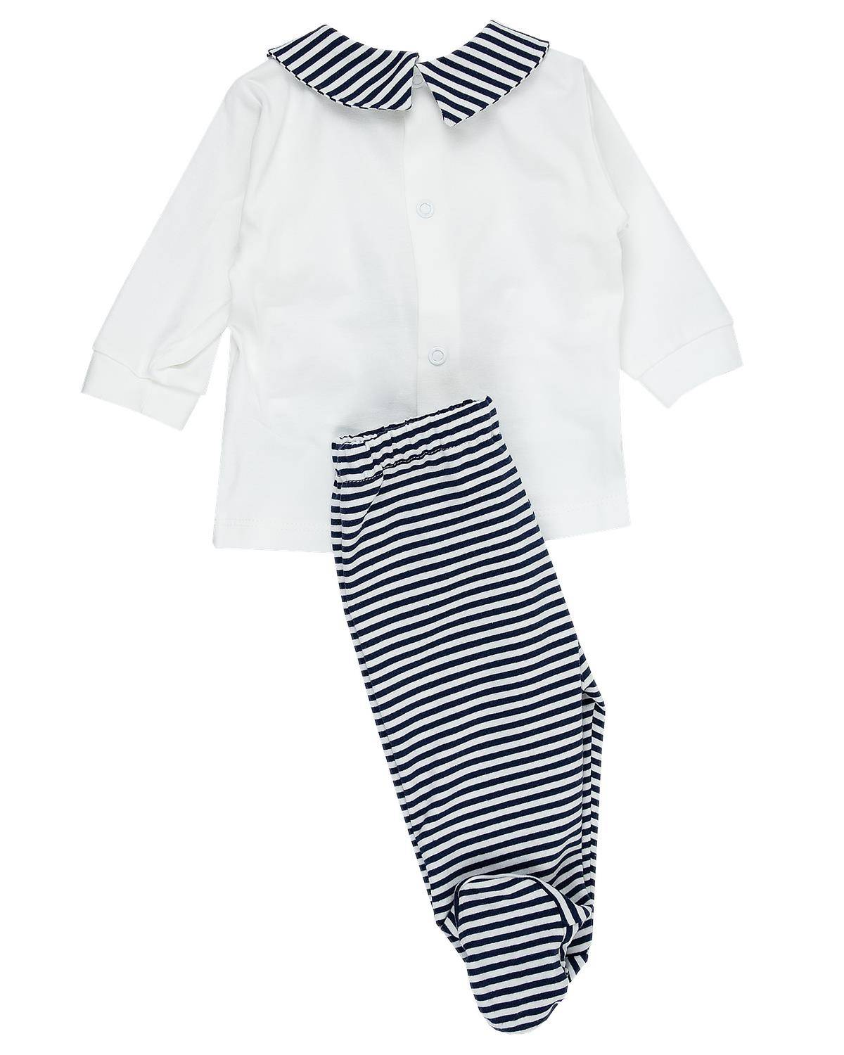 COMPLETO LE BEBÉ LBB4447 BIANCO-BLU-1