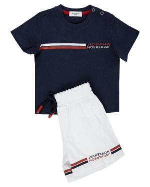 COMPLETO JECKERSON JN4011 BLU/BIANCO