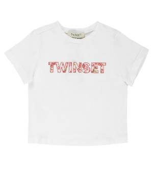 T-SHIRT TWIN-SET 241GJ224A BIANCO