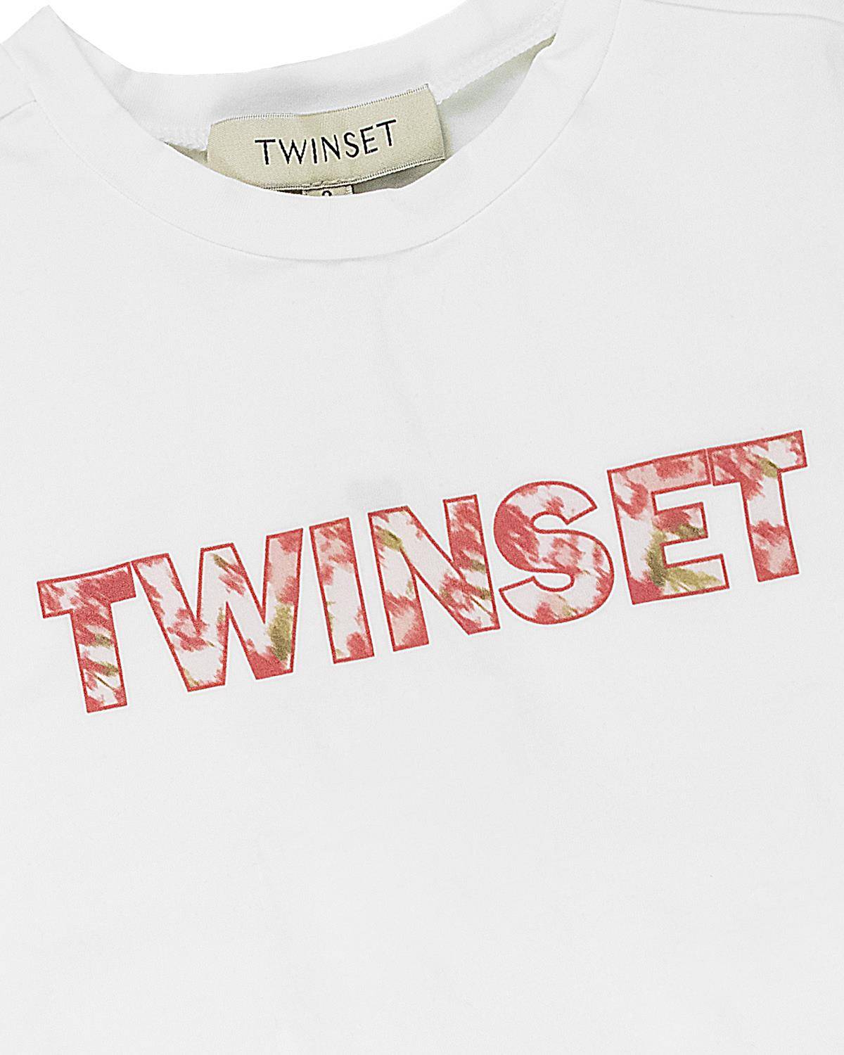 T-SHIRT TWIN-SET 241GJ224A BIANCO-2