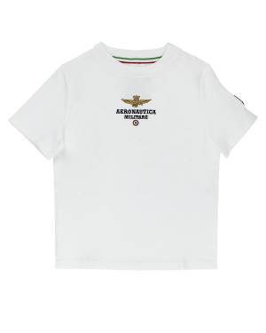 T-SHIRT AERONAUTICA MILITARE 241TS2292JRJ651 BIANCO