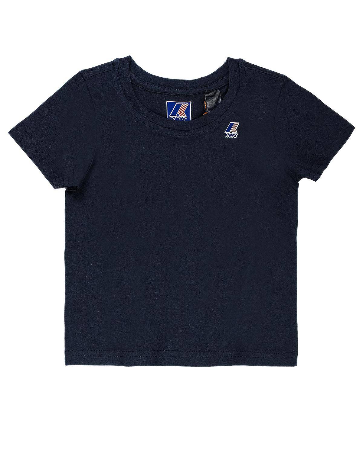 T-SHIRT K-WAY K4114WW BLUE DEPTH-1