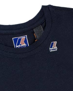 T-SHIRT K-WAY K4114WW BLUE DEPTH-3-mini