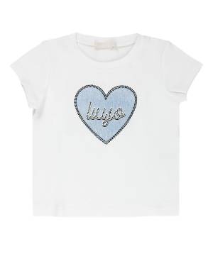 T-SHIRT LIUJO KA4047 BIANCO