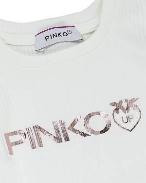 T-SHIRT PINKO S4PIBGTH127 BIANCO-2-mini