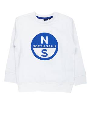 FELPA NORTH SAILS 794446 WHITE