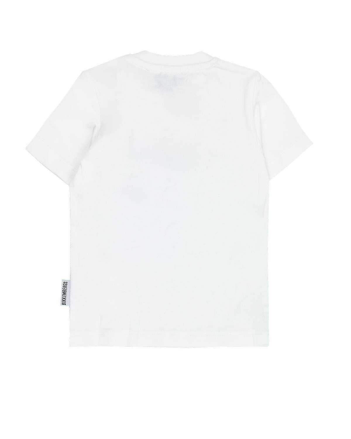 T-SHIRT BIKKEMBERGS BK2124 WHITE-1