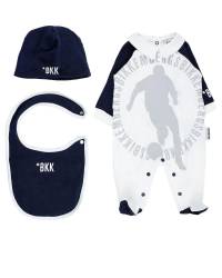 WHITE/NAVY BLUE