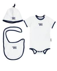WHITE/NAVY BLUE