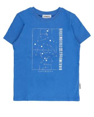 T-SHIRT BIKKEMBERGS BK2321 TURQUOISE