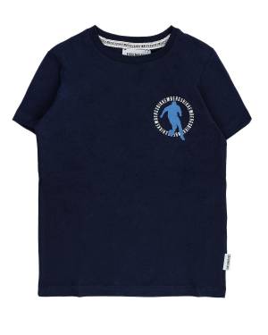 T-SHIRT BIKKEMBERGS BK2404 NAVY BLUE