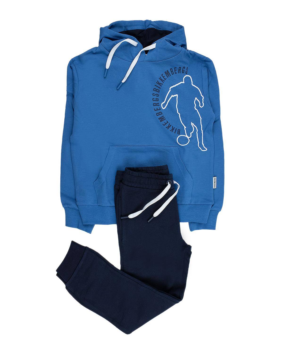 TUTA BIKKEMBERGS BK2408 TURQUOISE/NAVY BLUE