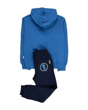 TUTA BIKKEMBERGS BK2408 TURQUOISE/NAVY BLUE-1-mini