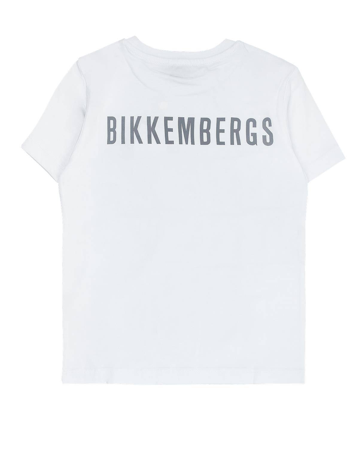T-SHIRT BIKKEMBERGS BK2446 WHITE-1