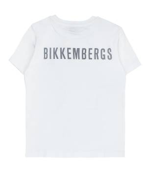 T-SHIRT BIKKEMBERGS BK2446 WHITE-1-mini