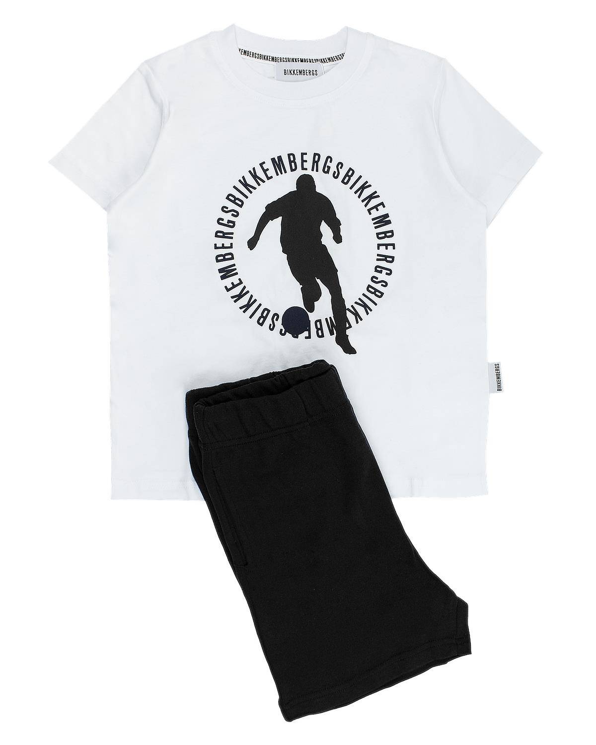COMPLETO BIKKEMBERGS BK2471 WHITE/NAVY BLUE
