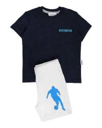 NAVY BLUE/WHITE
