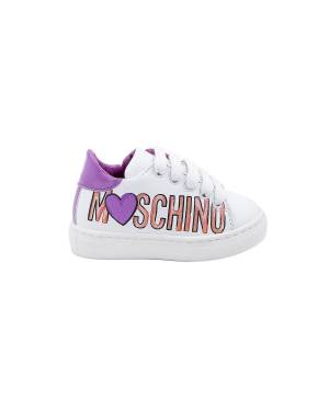 SCARPE MOSCHINO 77330 BIANCO