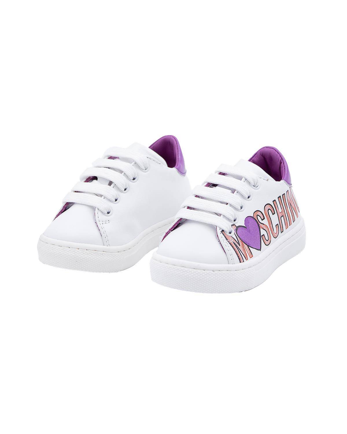 SCARPE MOSCHINO 77330 BIANCO-2
