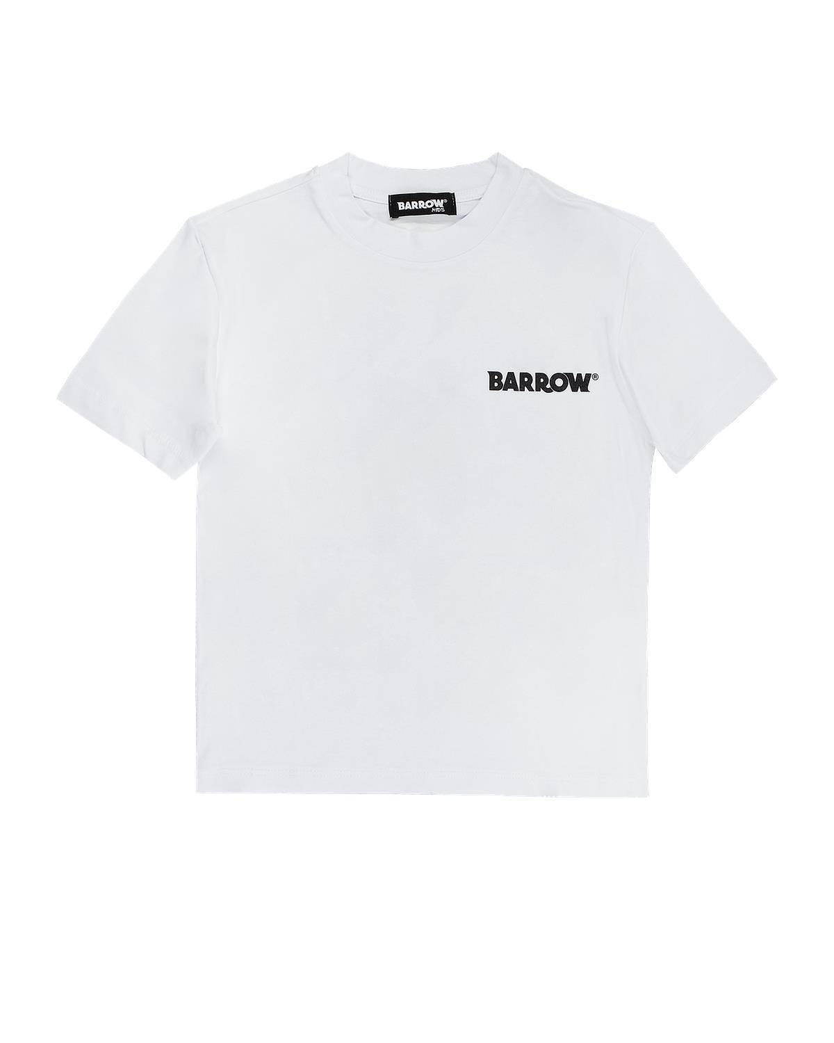 T-SHIRT BARROW S5BKJUTH207 BIANCO/WHITE