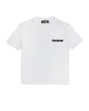 T-SHIRT BARROW S5BKJUTH207 BIANCO/WHITE