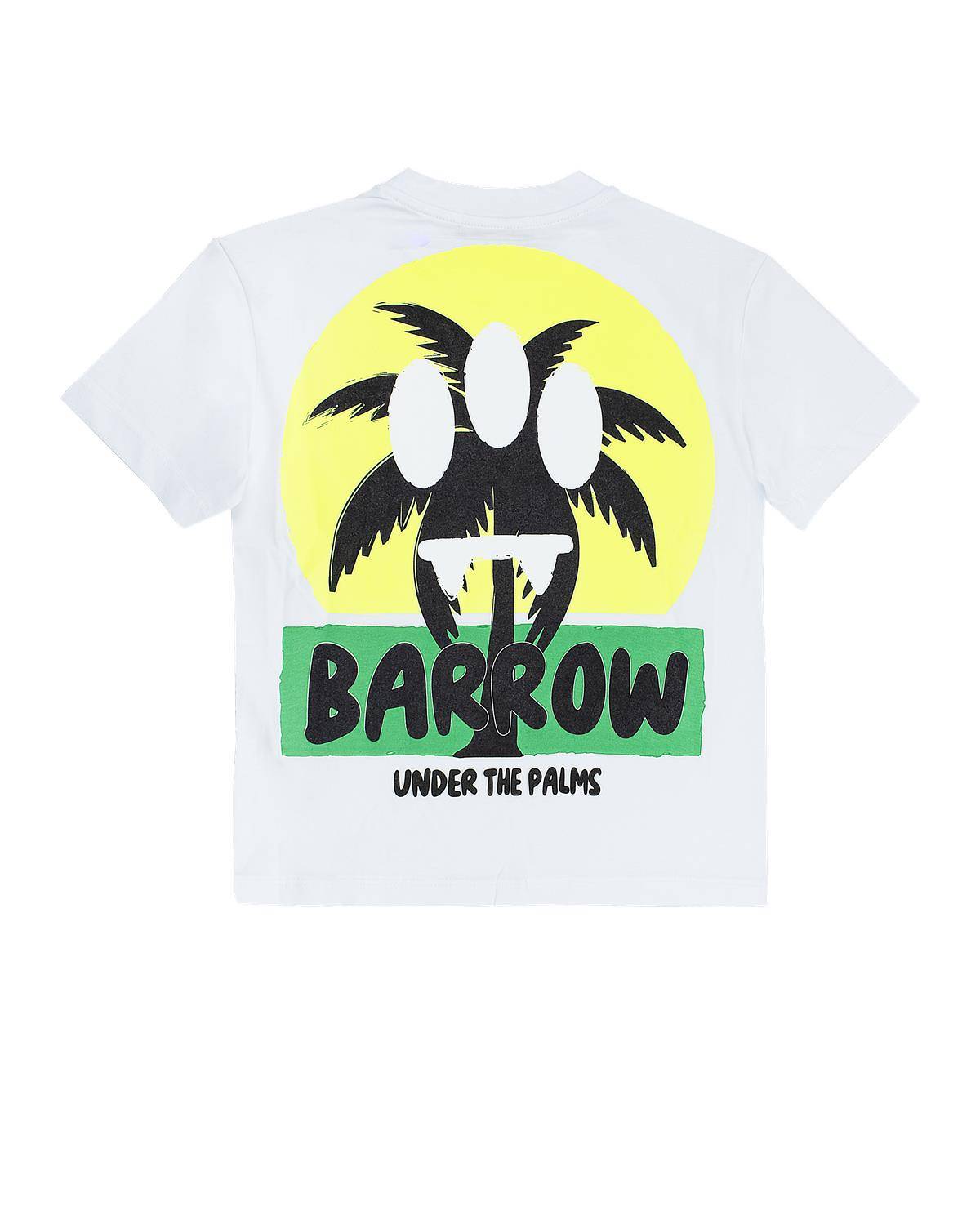 T-SHIRT BARROW S5BKJUTH207 BIANCO/WHITE-1