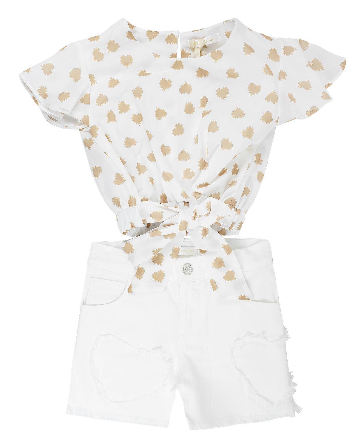 COMPLETO MEILISA BAI FL5586 STAMPA CUORI