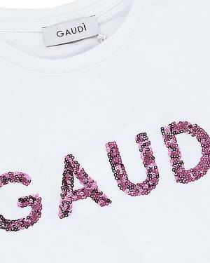 T-SHIRT GAUDÌ GAJF05199 WHITE-2-mini
