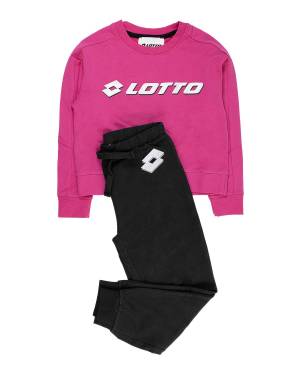 COMPLETO LOTTO LT0200 FUXIA/BLACK