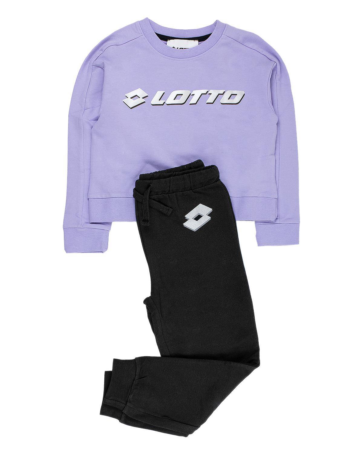COMPLETO LOTTO LT0200 VIOLET/BLACK