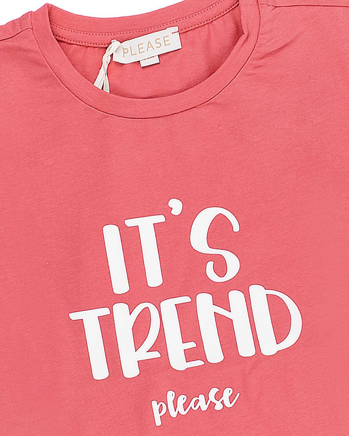 T-SHIRT PLEASE MBD1032G CORALLO-2