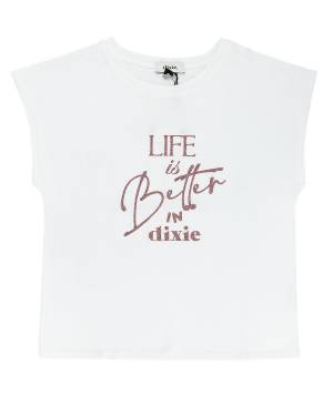T-SHIRT DIXIE MB31030G BIANCO LANA
