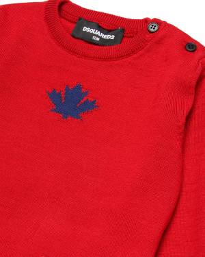 MAGLIA DSQUARED2 DQ2488 LIPSTICK RED-2-mini