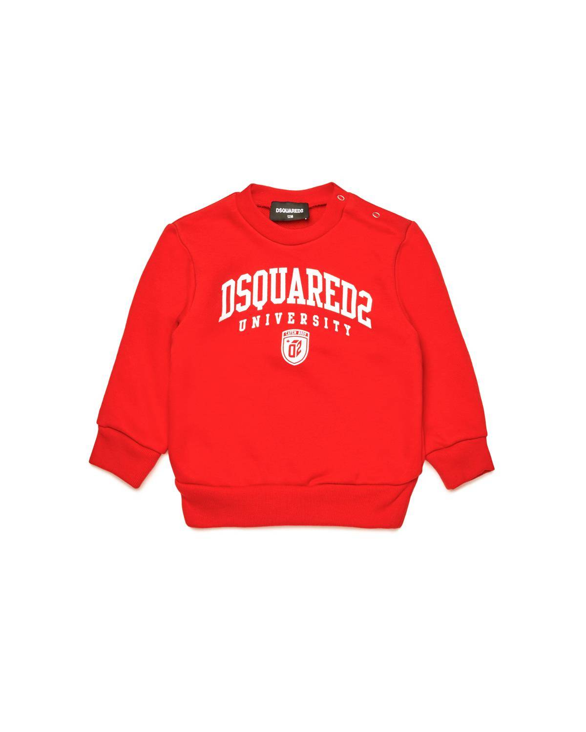 FELPA DSQUARED2 DQ2501 TOMATO RED
