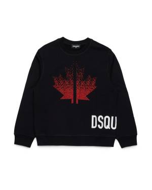 FELPA DSQUARED2 DQ2538 BLACK
