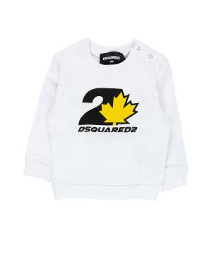 FELPA DSQUARED2 DQ2503 WHITE