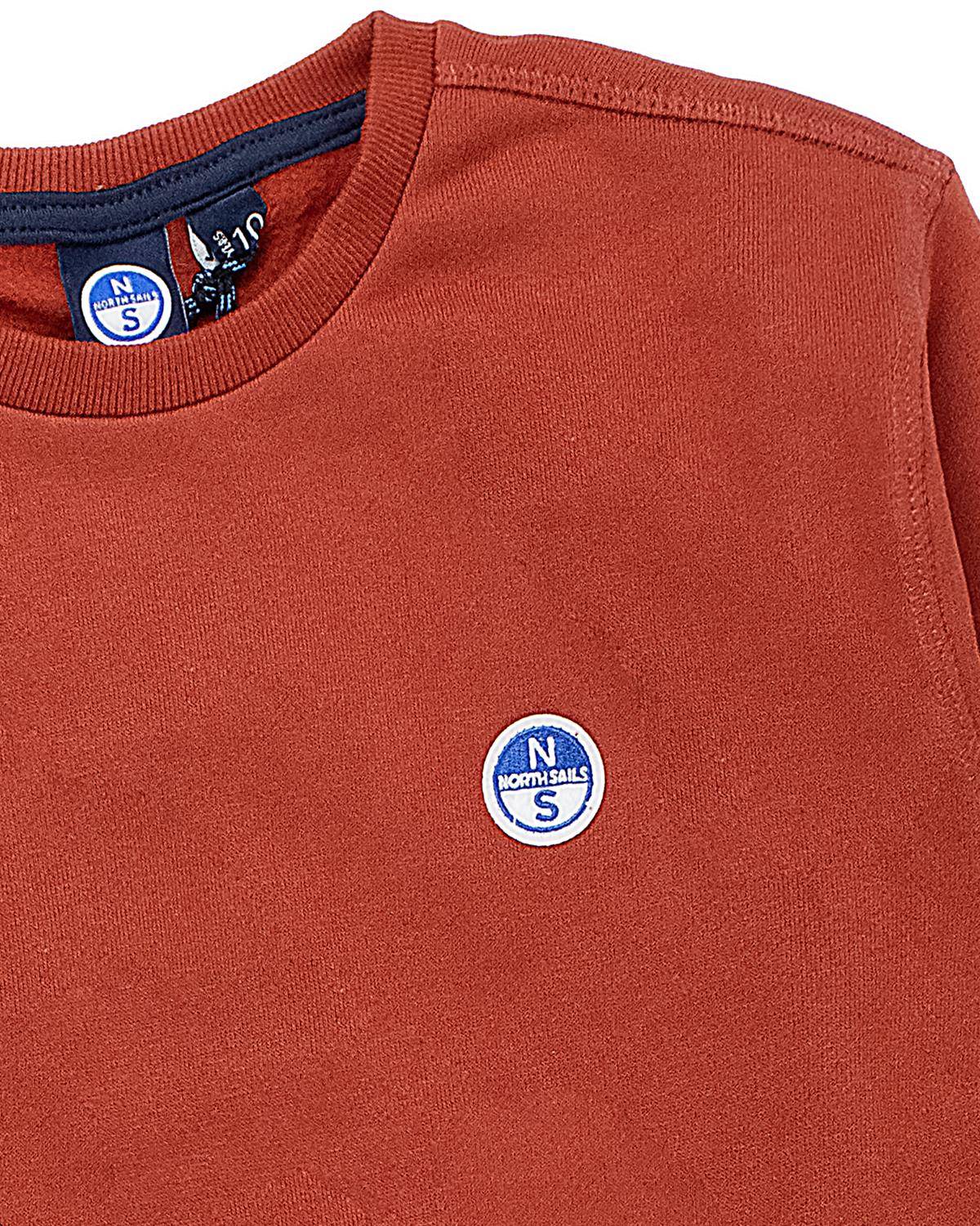 FELPA NORTH SAILS 794460 RED LAVA-2