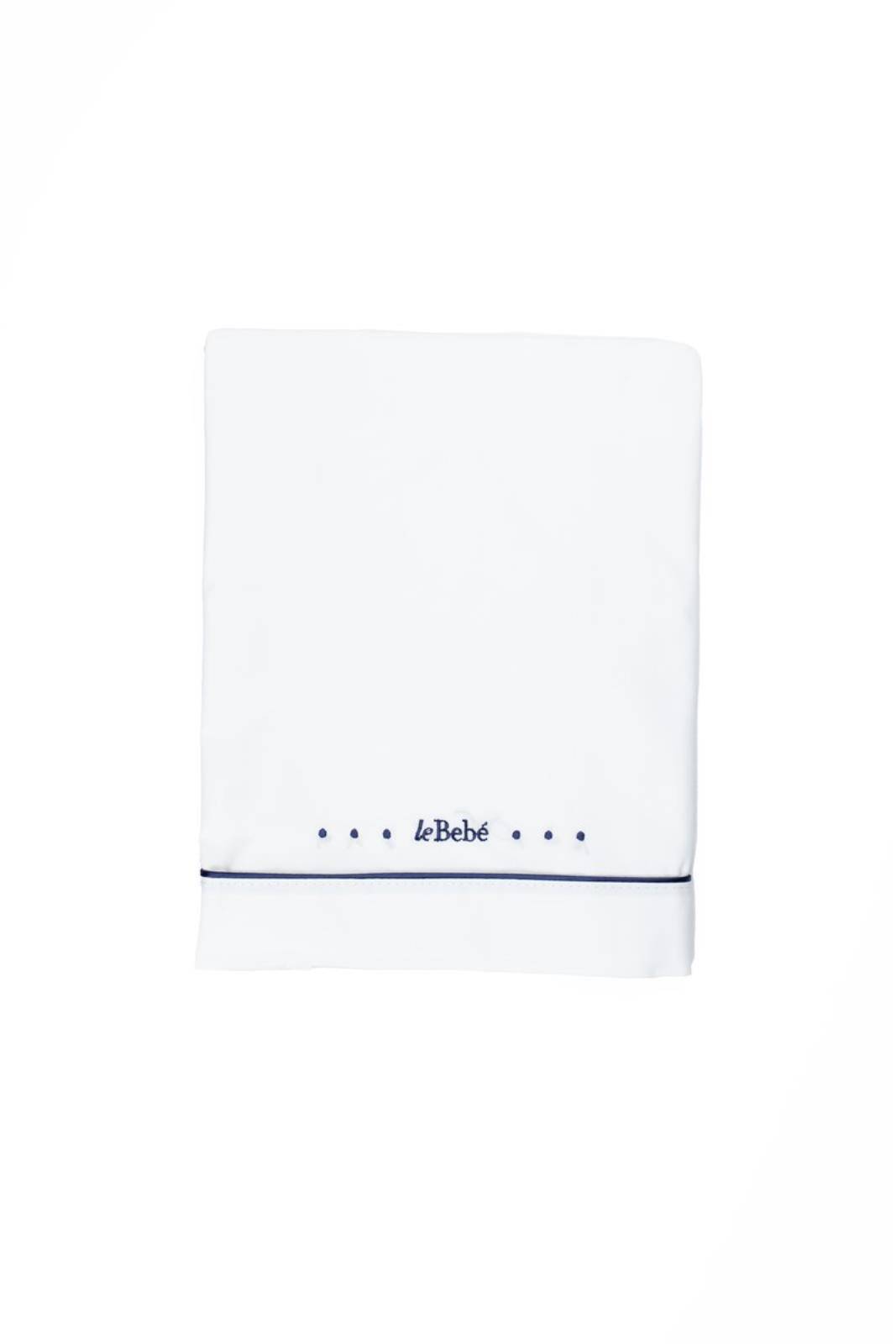 LENZUOLO LE BEBÉ LBB1444 BIANCO/BLU