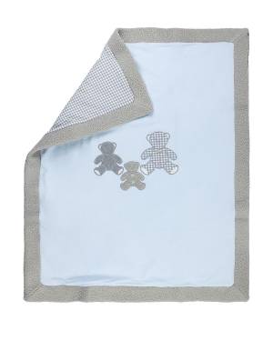 COPERTA LE BEBÉ LBB4648 CELESTE-GRIGIO MELANGE-2-mini