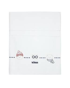 LENZUOLO LE BEBÉ LBB4694 BIANCO
