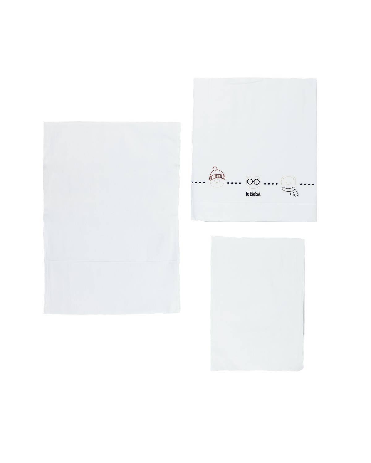 LENZUOLO LE BEBÉ LBB4694 BIANCO-1