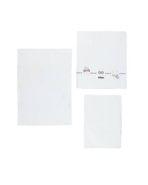 LENZUOLO LE BEBÉ LBB4694 BIANCO-1-mini