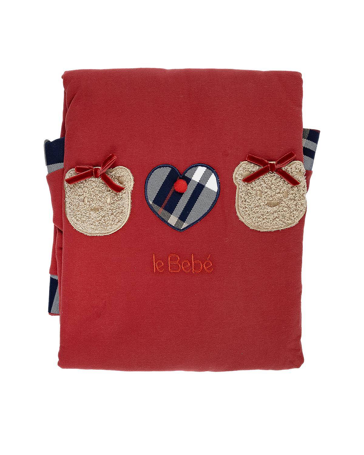 COPERTA LE BEBÉ LBG5409 ROSSO
