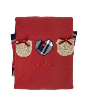 COPERTA LE BEBÉ LBG5409 ROSSO