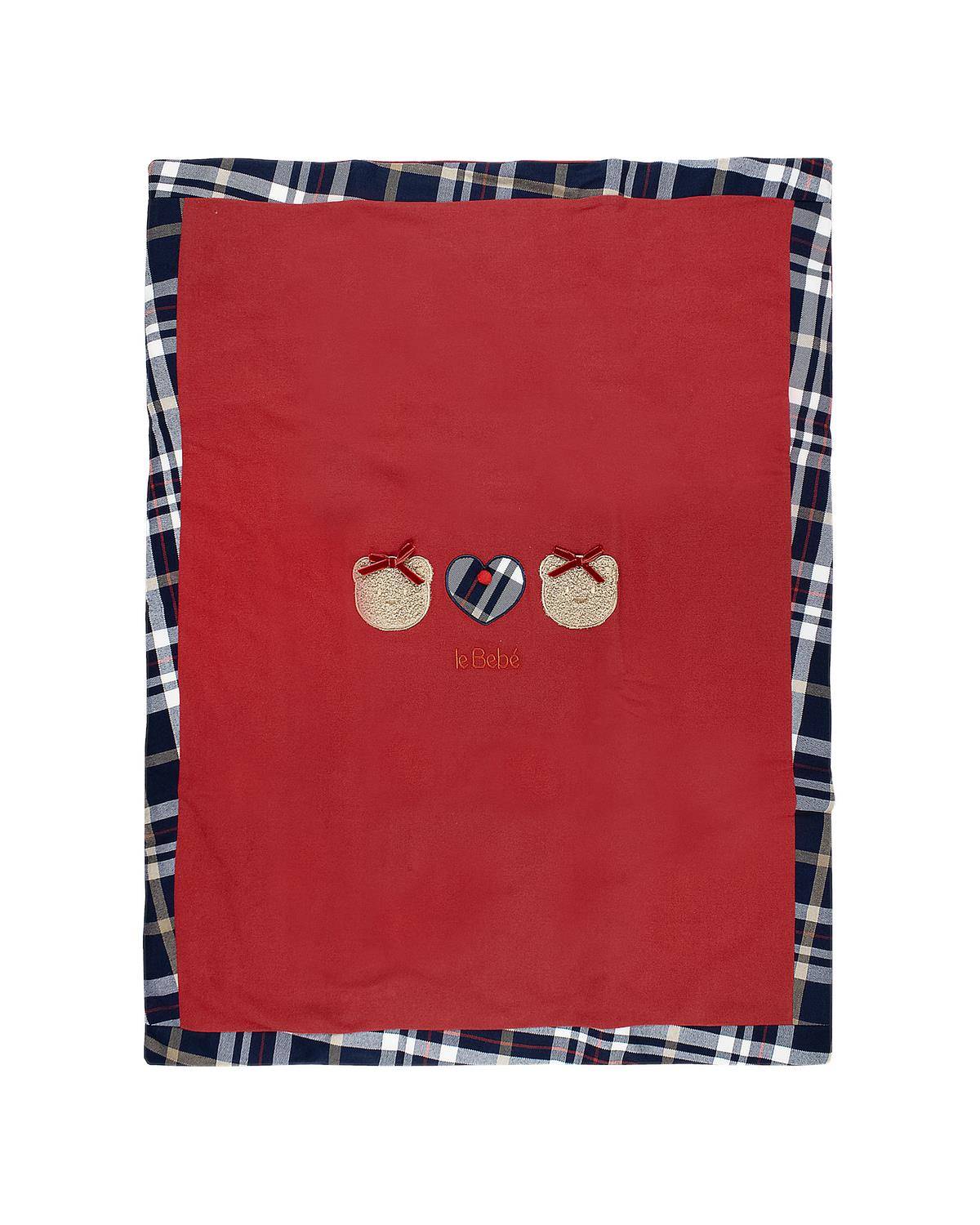 COPERTA LE BEBÉ LBG5409 ROSSO-1